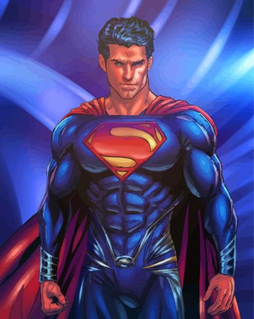 Aesthetic Man Of Steel Paint By Numbers