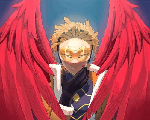 Aesthetic Mha Hawks Paint By Numbers