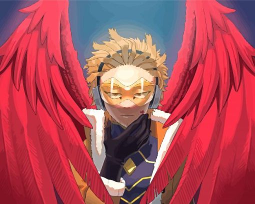 Aesthetic Mha Hawks Paint By Numbers