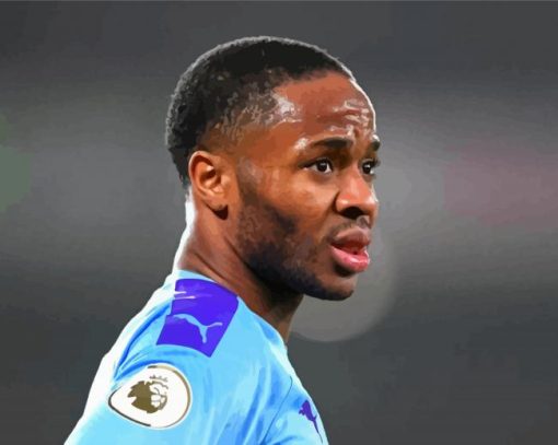 Aesthetic Raheem Sterling Paint By Numbers