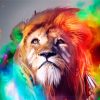 Aesthetic Stylish Lion Paint By Numbers