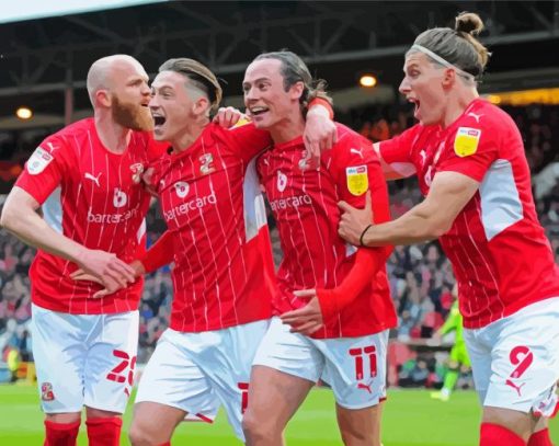 Aesthetic Swindon Fc Paint By Numbers