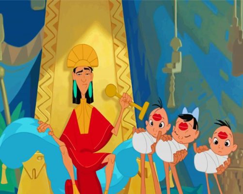 Aesthetic The Emperor's New Groove Paint By Numbers