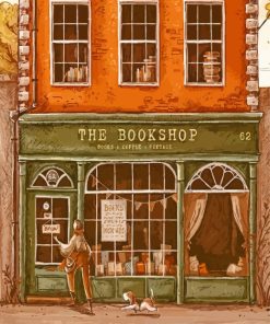 Aesthetic The Bookshop Paint By Numbers