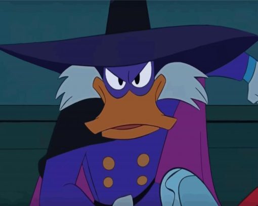 Aesthetic Darkwing Duck Paint By Numbers