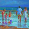 Aesthetic Family Beach Paint By Numbers