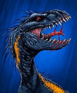 Aesthetic Indoraptor Paint By Numbers