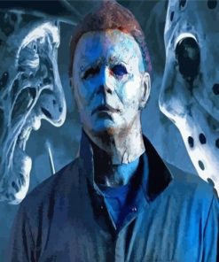 Aesthetic Michael Myers And Jason Paint By Numbers