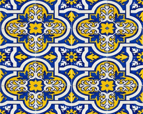 Aesthetic Portuguese Tile Paint By Numbers