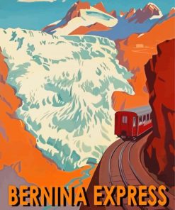 Bernina Express Poster Paint By Numbers