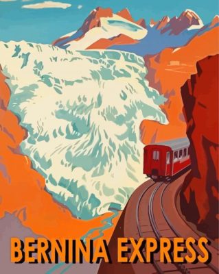 Bernina Express Poster Paint By Numbers