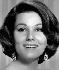 Black And White Paula Prentiss Paint By Numbers