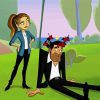 Cartoon Lucifer Morningstar And Chloe Paint By Numbers