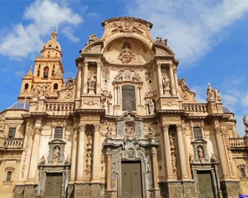 Cathedral Of Murcia Paint By Numbers