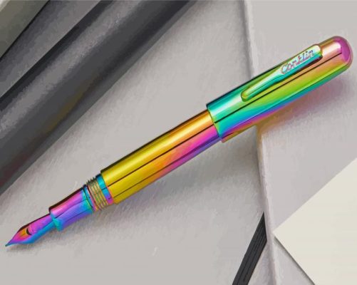 Colorful Fountain Pen Paint By Numbers