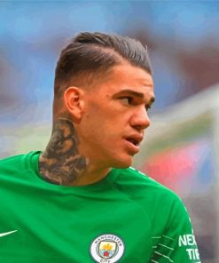 Cool Ederson Goalkeeper Paint By Numbers