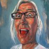 Crazy Old Happy Woman Paint By Numbers