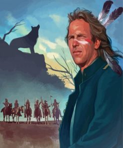 Dances With Wolves Art Paint By Numbers