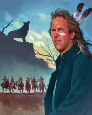 Dances With Wolves Art Paint By Numbers