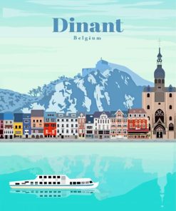 Dinant Poster Paint By Numbers