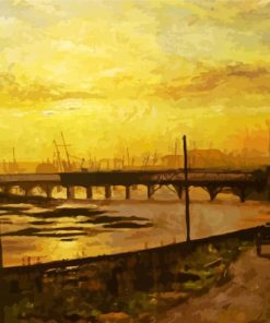 Falls Bridge Melbourne By Frederick McCubbin Paint By Numbers