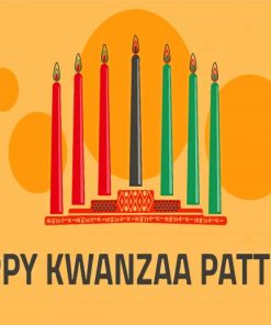 Happy Kwanzaa Poster Paint By Numbers