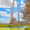 Iconic Gateway Arch St Louis Paint By Numbers