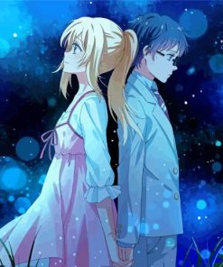 Kousei And Kaori From Your Lie In April Anime Paint By Numbers