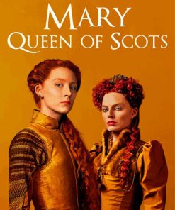 Mary Queen Of Scots Poster Paint By Numbers