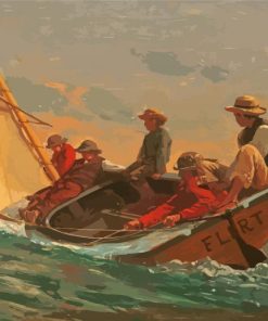 Men In Sailboat Paint By Numbers