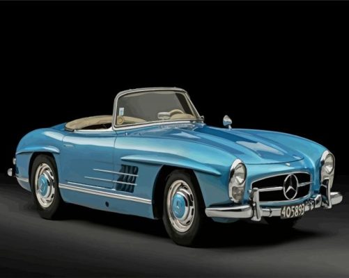 Mercedes Sl Paint By Numbers