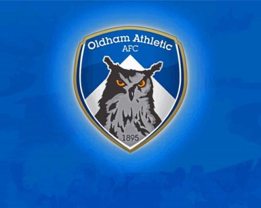 Oldham Athletic AFC logo Paint By Numbers