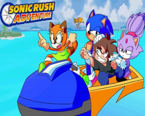 Sonic Rush Adventure Game Paint By Numbers