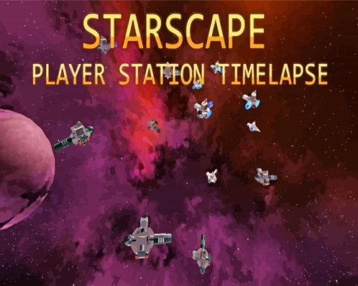 Starscape Game Paint By Numbers