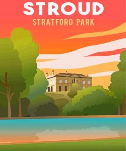 Stroud Stratford Park Poster Paint By Numbers