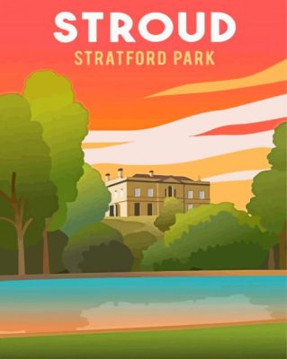 Stroud Stratford Park Poster Paint By Numbers