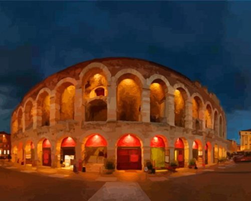 Verona Colosseum Paint By Numbers