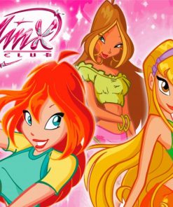 Winx Club Poster Paint By Numbers