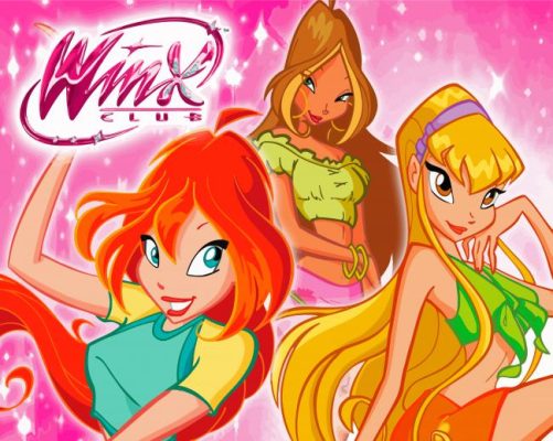 Winx Club Poster Paint By Numbers