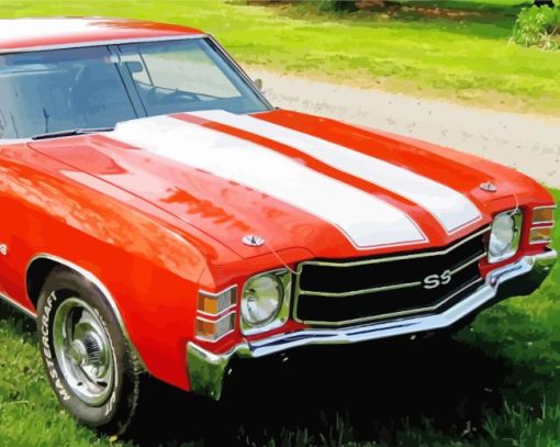 Classic 71 Chevelle Paint By Numbers