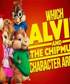 Alvin And The Chipmunks Paint By Numbers