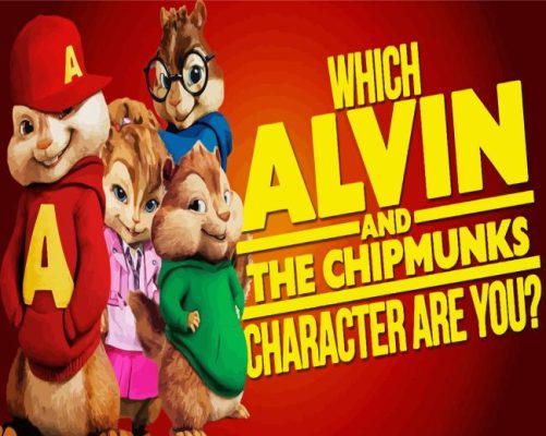 Alvin And The Chipmunks Paint By Numbers