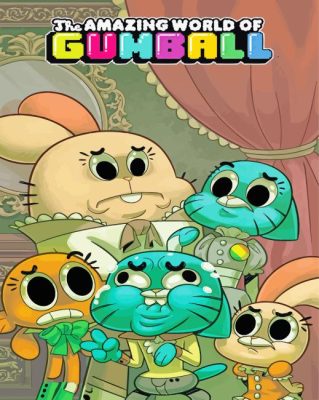 Gumball Poster Paint By Numbers