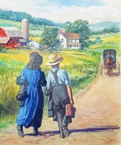 Amish Children Paint By Numbers