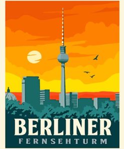 Berliner Fernsehturm Paint By Numbers