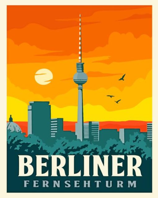 Berliner Fernsehturm Paint By Numbers