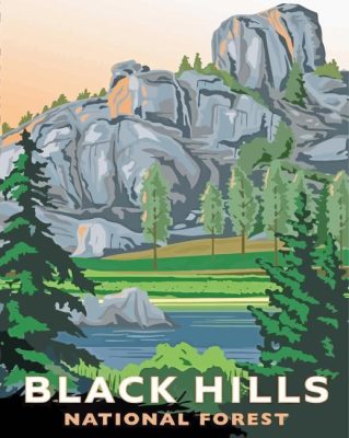 Black Hills Paint By Numbers