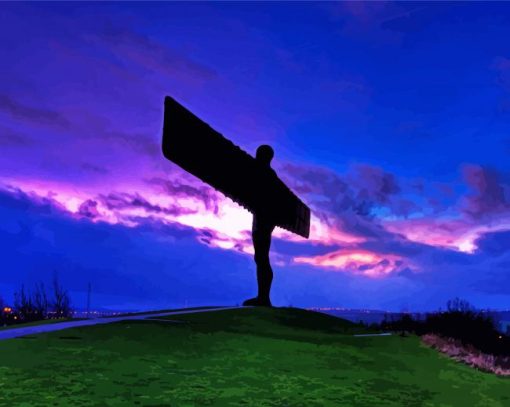 Angel Of The North Paint By Numbers