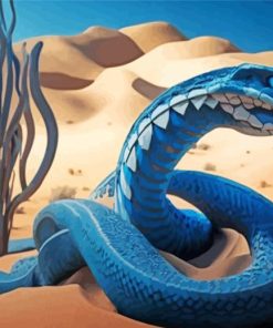 Snake In Desert Paint By Numbers