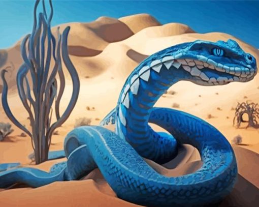 Snake In Desert Paint By Numbers